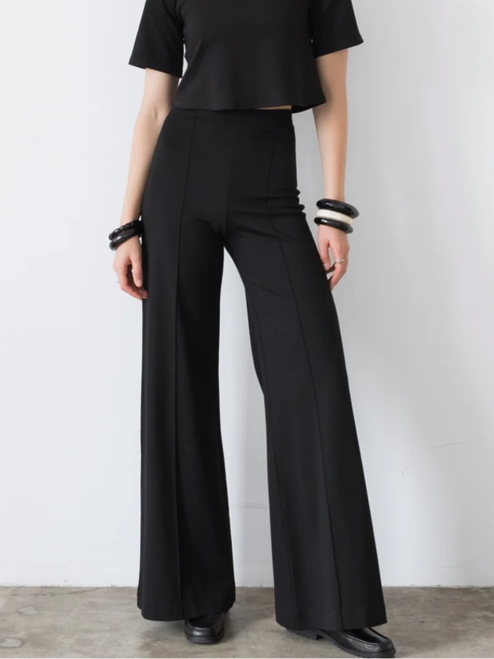 Ripley Rader Pull on Black Flare Pants Size 3 or Medium